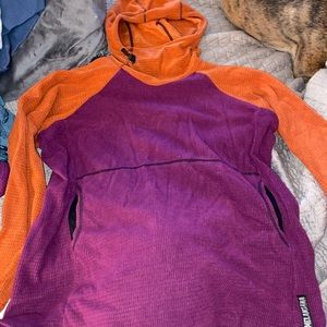 Melanzana Womens XL purple and orange